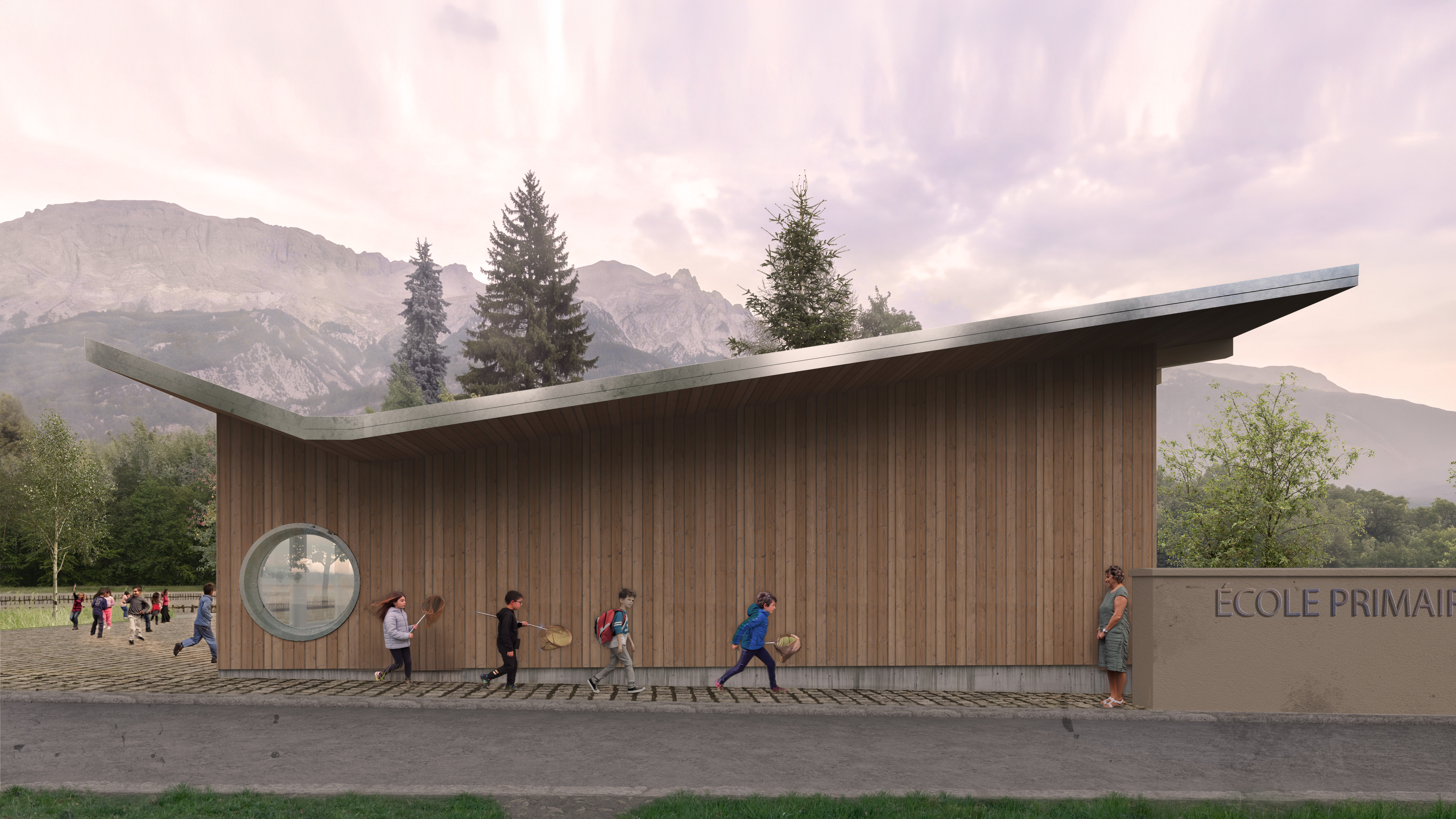 Rendu 3D — École de Vallouise
